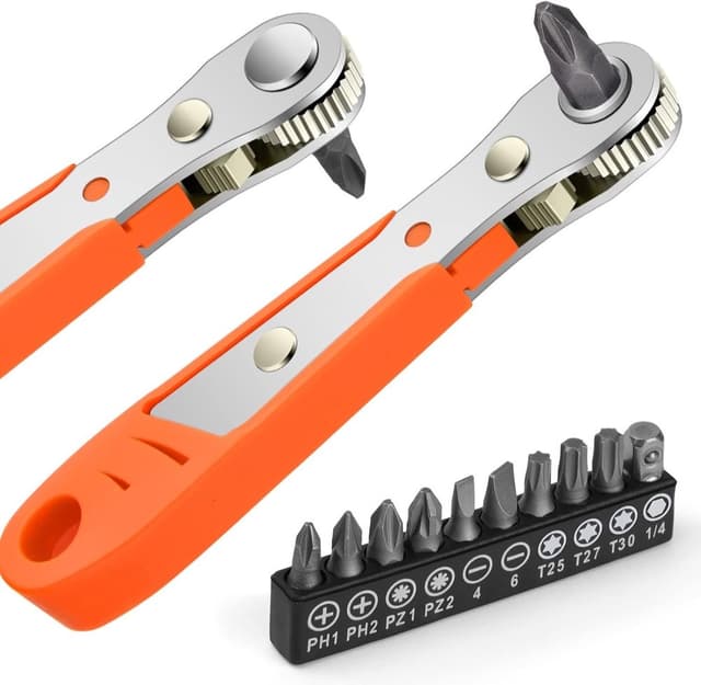 OSDUE Mini-Bit-Ratsche 1/4 Zoll magnetisch