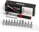 Hairich 13-teiliges Drehmomentschlüssel-Set 1/4 Zoll 1–25 Nm