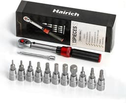 Hairich Hairich 13-teiliges Drehmomentschlüssel-Set 1/4 Zoll 1–25 Nm