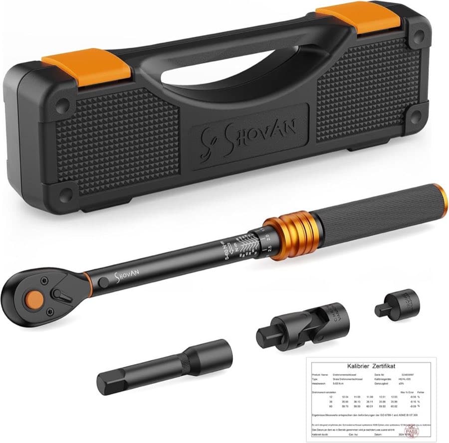 ss shovan Drehmomentschlüssel-Set 3/8 Zoll 5–60 Nm