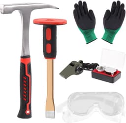 Tanstic Tanstic Geologie Hammer- und Meißel-Set