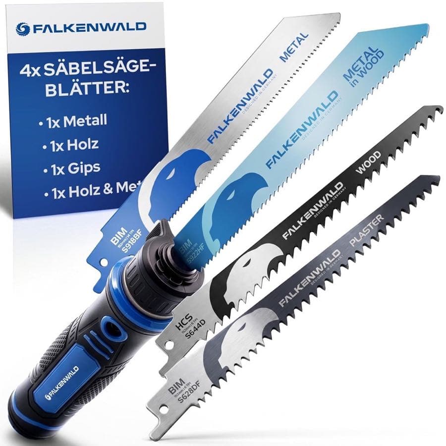 FALKENWALD 5-in-1 Mini-Metallsäge Set