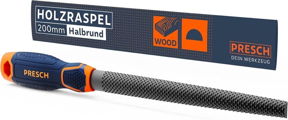 Presch Holzraspel Halbrund 200 mm H2