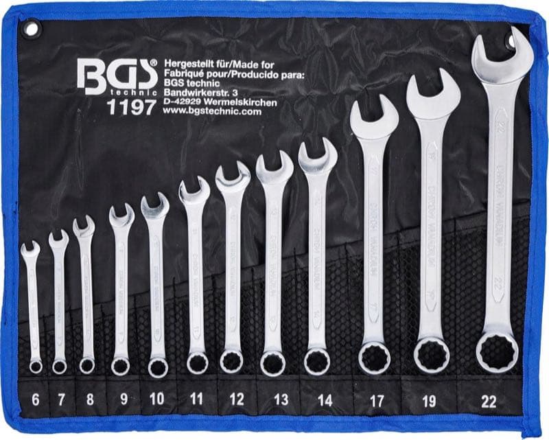 BGS 1197 Ringmaul 12-tlg. 6–22 mm