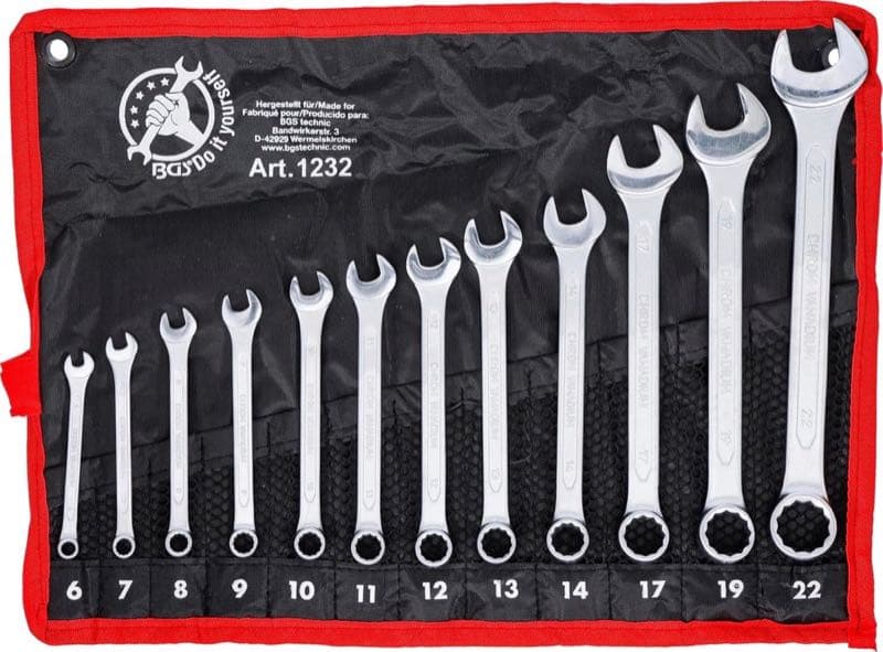 BGS Diy 1232 Ringmaul 12-tlg. 6–22 mm