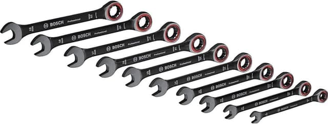 Bosch PRO Ratschen-Ringmaulschlüssel Set 10tlg. 8–19 mm