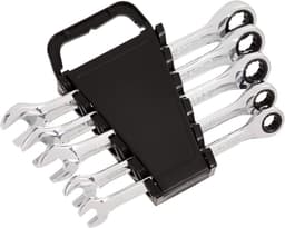 Amazon Basics Amazon Basics Ratschenschlüssel-Set 5tlg. 10–15 mm
