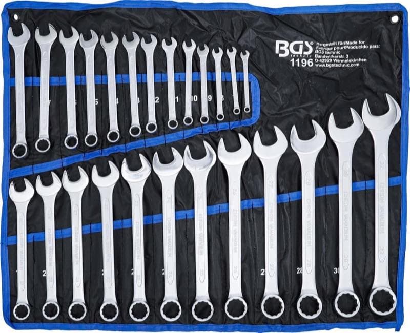 BGS 1196 Ringmaul 25-tlg. 6–32 mm