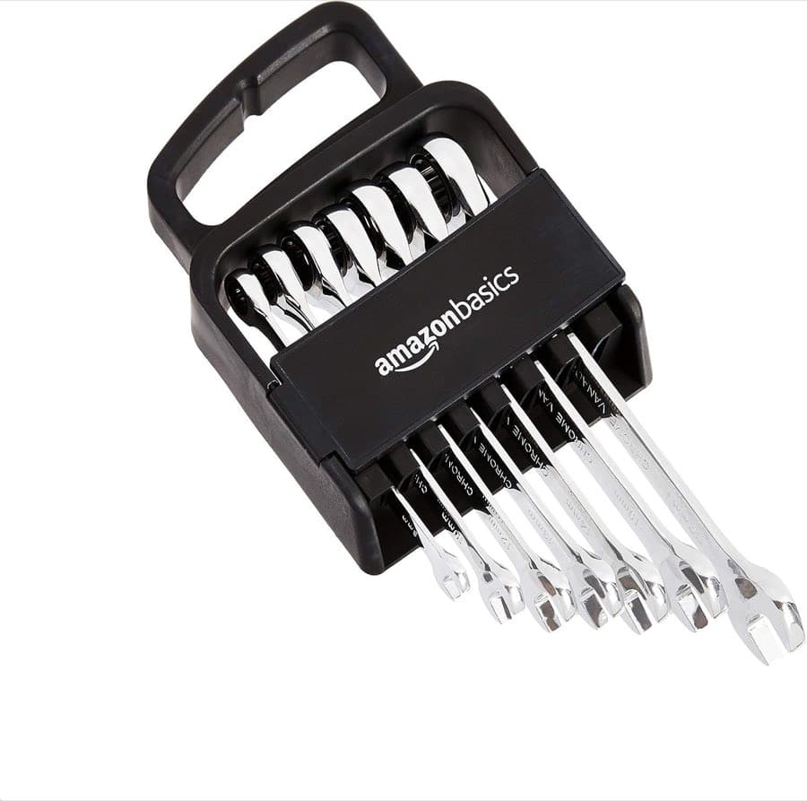 Amazon Basics Ratschen-Ringmaul 7-tlg. 8–17 mm