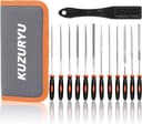KUZURYU Nadelfeilen-Set mit Bürste