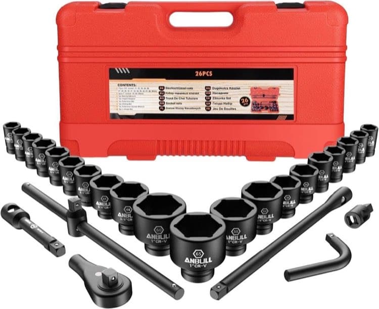 Anbull 3/4" & 1" Nuss-Set ~27-tlg.