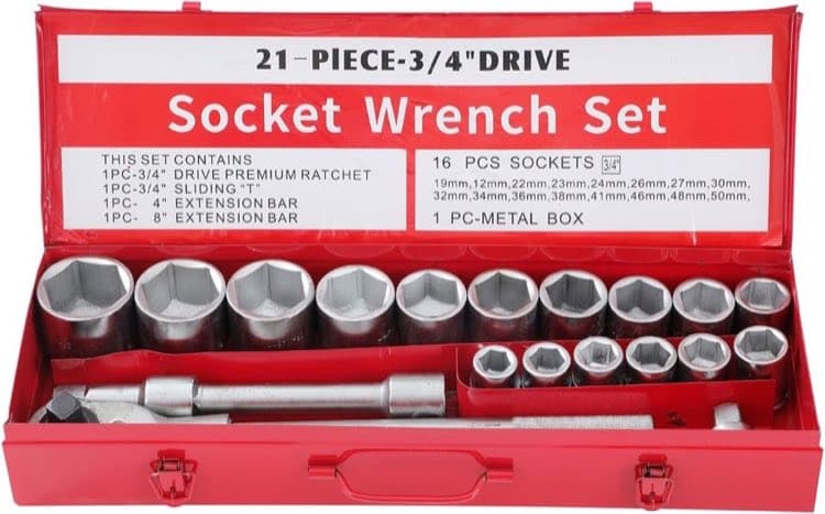 KATSU 3/4" Steckschlüsselsatz 21-tlg.