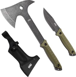 KHU KHU Camping-Axt + Messer Set 07A