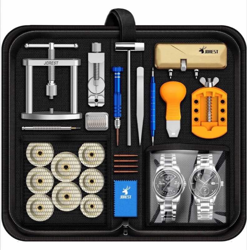 Jorest Uhrenwerkzeuge Set mit Presse AJJOER1201