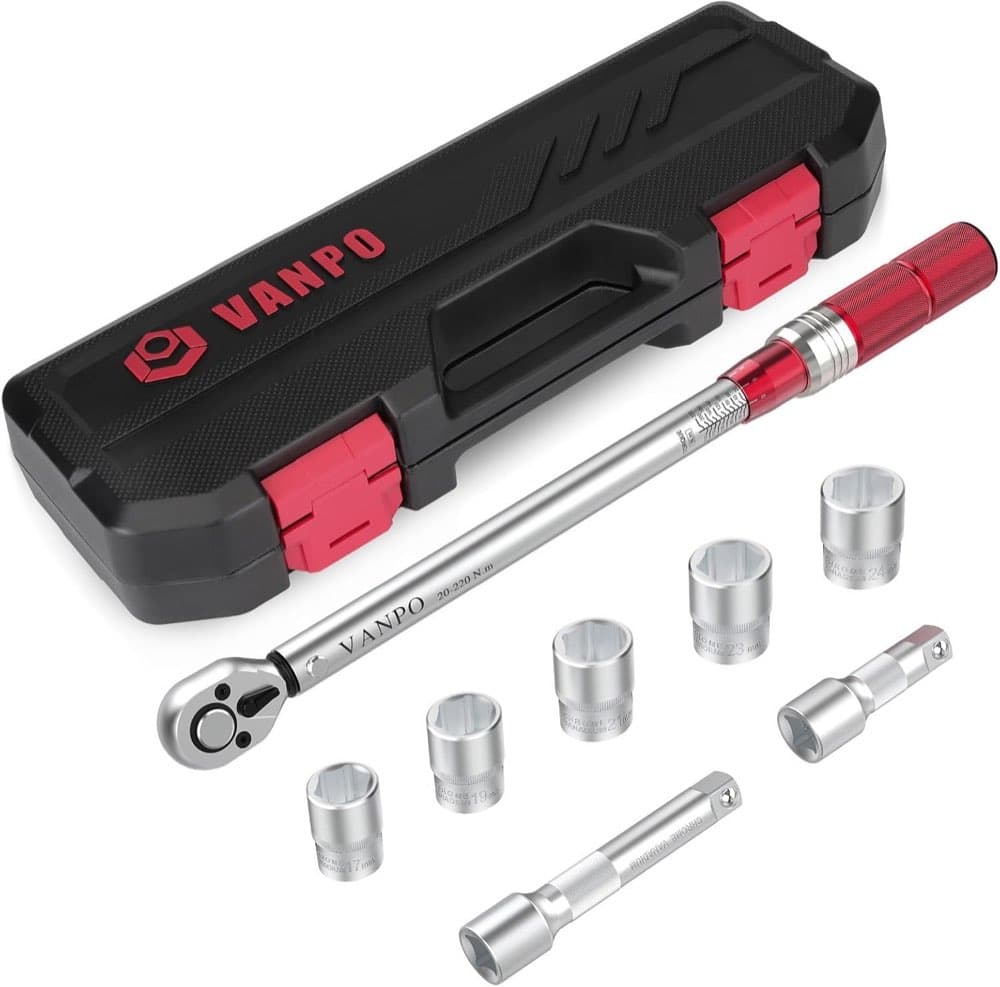 VANPO 1/2 Zoll 20–220 Nm 8-teiliges Set (VP004)