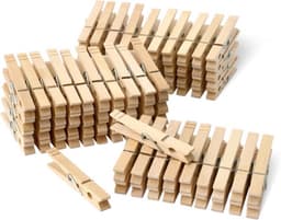 Amazon Basics Amazon Basics Holz-Wäscheklammern 100 Stück FSC