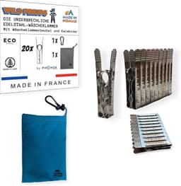 MADE IN NOMAD Pincinox 20 Stück Premium Bandstahl