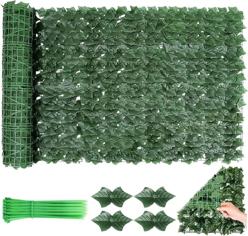 FUOBECIE Efeu-Sichtschutz 300×100 cm