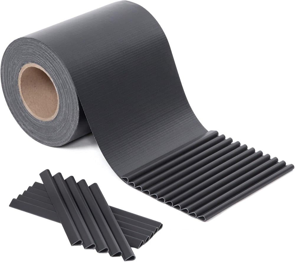 SONGMICS PVC Sichtschutzstreifen 40 m × 19 cm Anthrazit
