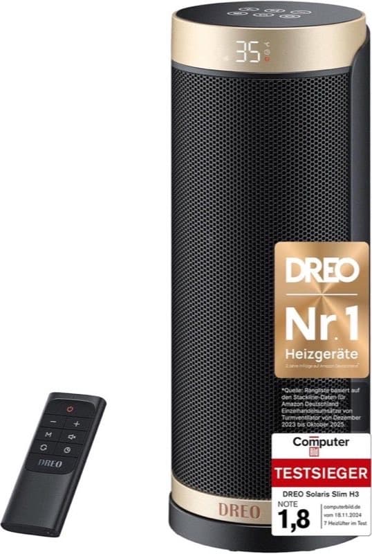 Dreo Solaris Slim H3 PTC-Heizlüfter