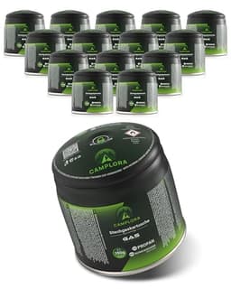 CAMPLORA 15× Stechgaskartuschen 190 g