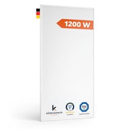 Könighaus Könighaus Infrarotheizung 1200 W ohne Thermostat