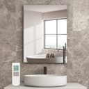 byecold Spiegelheizung 80×60 450 W Thermostat