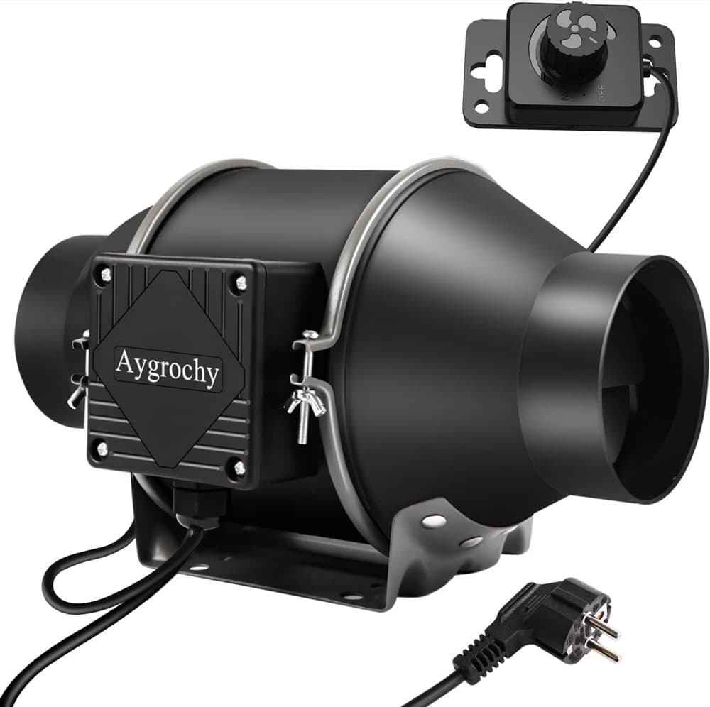 Aygrochy EUT100-MS Rohrventilator 100 mm EC