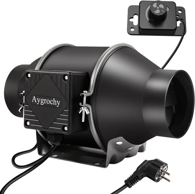 Aygrochy EUT100-MS Rohrventilator 100 mm EC