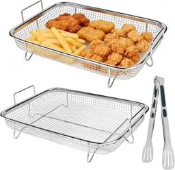 – 2er Grillkorb 30×22,5 cm plus Zange