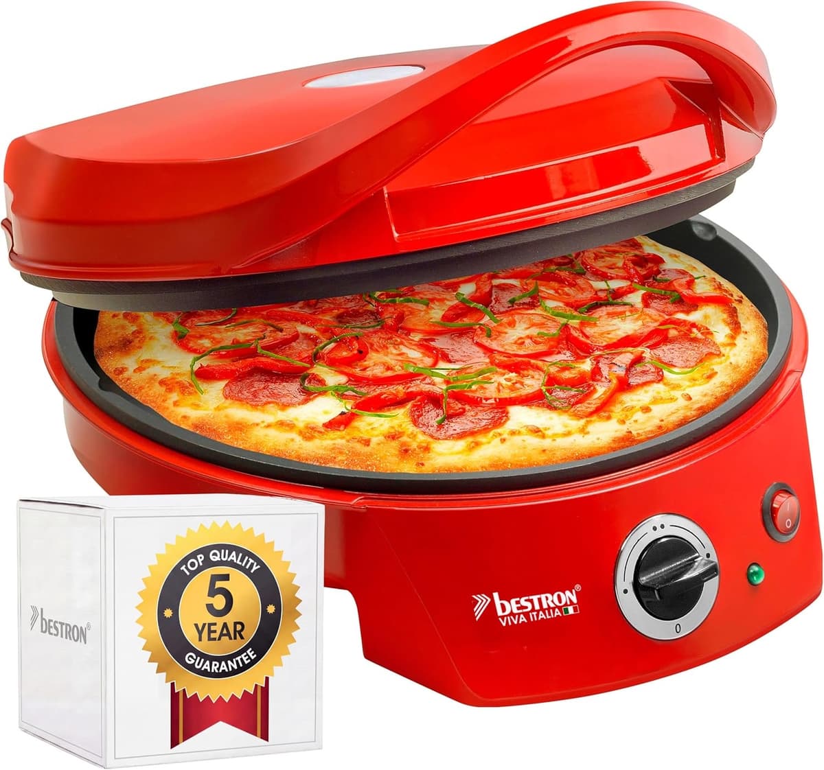 Bestron APZ400 Pizza Maker bis 230°C