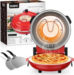 YASHE Pizzaofen elektrisch 400°C 1200W