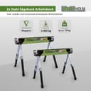 Sägebock Produktbild – stabiler Arbeitsbock für Brennholz und Werkstatt