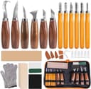 FANTICDE Holz-Schnitzset 30-in-1
