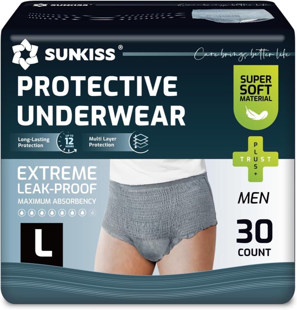 SUNKISS Inkontinenz-Pants Männer L, 30 Stück