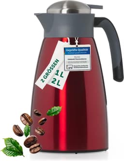 Blumtal Thermoskanne 2 l Rot