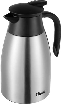 Tiken Thermoskanne 1,5 l Silber