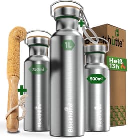 Blockhütte Blockhütte Premium Edelstahl Trinkflasche 500 ml
