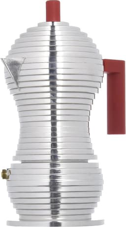 Alessi Pulcina MDL02/3 R Espressokocher 3 Tassen rot