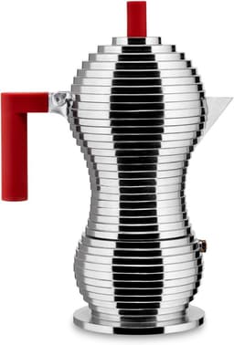 Alessi Pulcina MDL02/6 R Espressokocher 6 Tassen rot