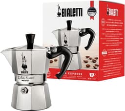 Bialetti Moka Express 2 Tassen 90 ml Aluminium