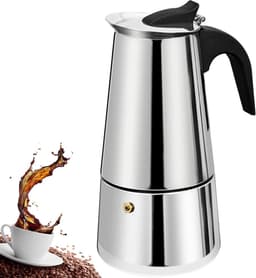 DITOSH Espressokocher 6 Tassen 300 ml Edelstahl