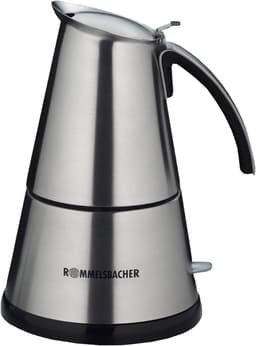 Rommelsbacher EKO 366/E elektrischer Espressokocher 3/6 Tassen – Testsieger im elektrischer Espressokocher-Vergleich