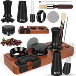 Y-Step Y-Step Espresso 8er-Set 53 mm inkl. Leveler
