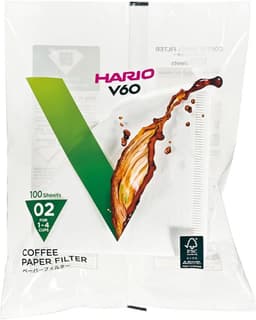 HARIO Hario V60 Papierfilter weiß VCF-02 100 Stück