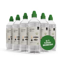 höfats höfats flüssig Bioethanol Spin 900/1200/1500 6×1 L