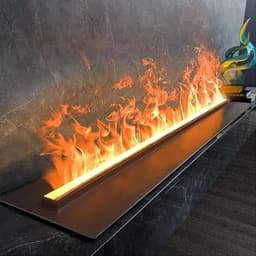 – 3D-Zerstäubungskamin 50 cm Einbau