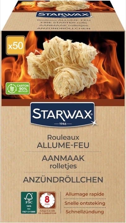 STARWAX Anzündwolle 50 Stück