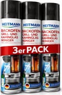HEITMANN Backofen-, Grill- und Kaminglas Reiniger 3er
