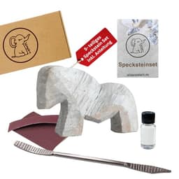 Eli Eli Speckstein Set mit Pferd-Rohling